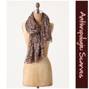 NWTs Anthro “Zowie Sequin Scarf by Rose & Rose